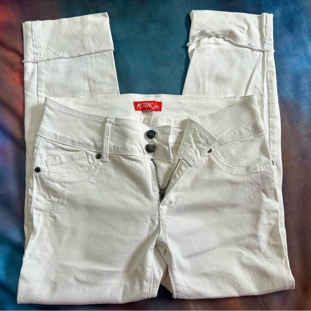 White Ankle Jeans